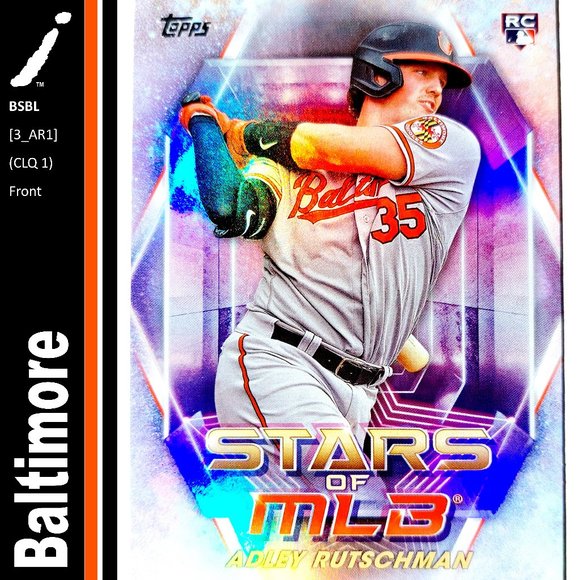 Topps Other - Baltimore Orioles (Adley Rutschman) - BSBL [3_AR] - Rookie Card (RC)
